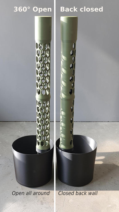 Modular Moss Pole with integrated planter